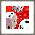 Roll Of The Dice Framed Print
