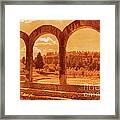 Roman Arches At Fiesole Framed Print