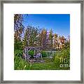 Romantic View By The Methow River Framed Print