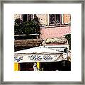 Rome Cafe Italy Framed Print