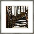 Rookery Building Up The Oriel Staircase Framed Print