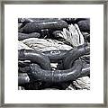 Rope And Chain Framed Print