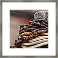 Rope And Chain Framed Print