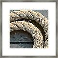 Rope Loops Framed Print