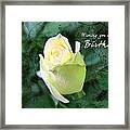 Rose Bud 1 Framed Print