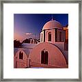 Rose Color Church Framed Print