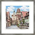 Rothenburg Ob Der Tauber #3 Framed Print