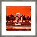 Rotunda Uva Orange Framed Print