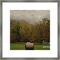 Round Bales Framed Print