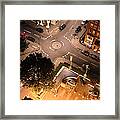 Roundabout Night Framed Print