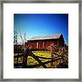 Route 50 Barn Framed Print