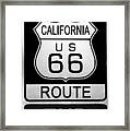 Route 66 End Framed Print