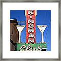 Route 66 - Kingman Club Neon 2012 Framed Print