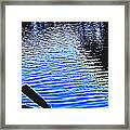 Rowboat At Sunset Framed Print