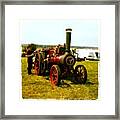 #roxby #herritage #2014 #traction Engine Framed Print