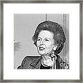 Rt.hon. Margaret Thatcher Framed Print