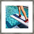 Ruby Heels Ready For Take-off Palm Springs Ca Framed Print