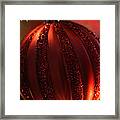 Ruby Red Christmas Framed Print