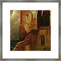 Ruin By The Sea, 1881 Framed Print