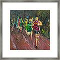 Runners Framed Print