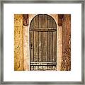 Rural Arch Door Framed Print