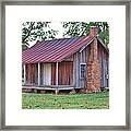 Rural Georgia Cabin Framed Print