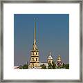 Russia, Saint Petersburg, Center, Neva Framed Print