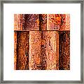 Rusted Gears Framed Print