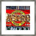 Rusted Sign Framed Print