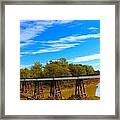 Rustic Bridge Framed Print