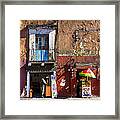 Rustic Dining In Puebla Mexico Framed Print