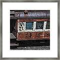 Rusty And Crusty Train Framed Print