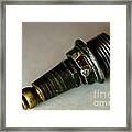 Rusty Old Spark Plugs Framed Print