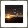 Rutland Sunset Framed Print