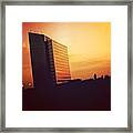 #sacramento #sunset #mextures #picfx Framed Print