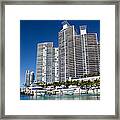 Miami Beach Marina Series 27 Framed Print