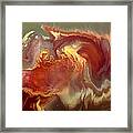 Sahara Dreams Fluid Abstract Art By Kredart Framed Print