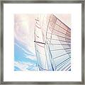 Sail Background Framed Print