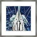 Sailboat From Above Framed Print