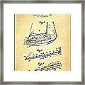 Sailboat Patent From 1996 - Vintage Framed Print