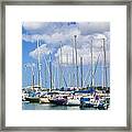 Sailing Club Marina 1 Framed Print