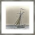 Sailing Off Framed Print