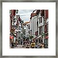 Saint Jean De Luz Merchant Street Framed Print