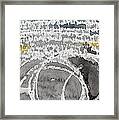 Saltwater- Abstract Painting Framed Print