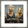 San Antonio Spurs Artwork Framed Print