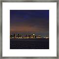 San Diego Night Sky Framed Print