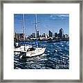 San Diego Sailboats Framed Print