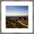 San Fernando Valley Of Los Angeles Framed Print