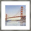 San Francisco California Golden Gate Bridge Framed Print