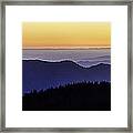 San Joaquin Sunset Framed Print